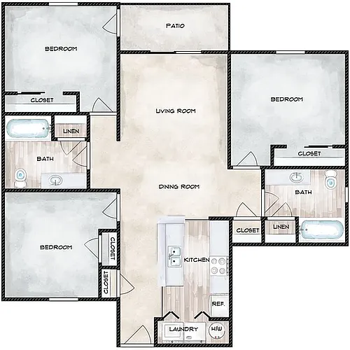 Floor plan Gila