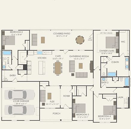 First Floor 4 br 3 ba