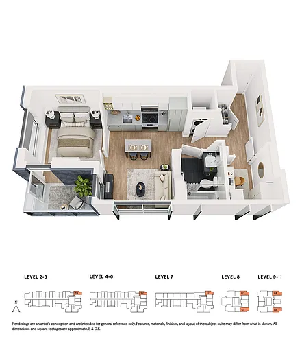 Floor plan 908