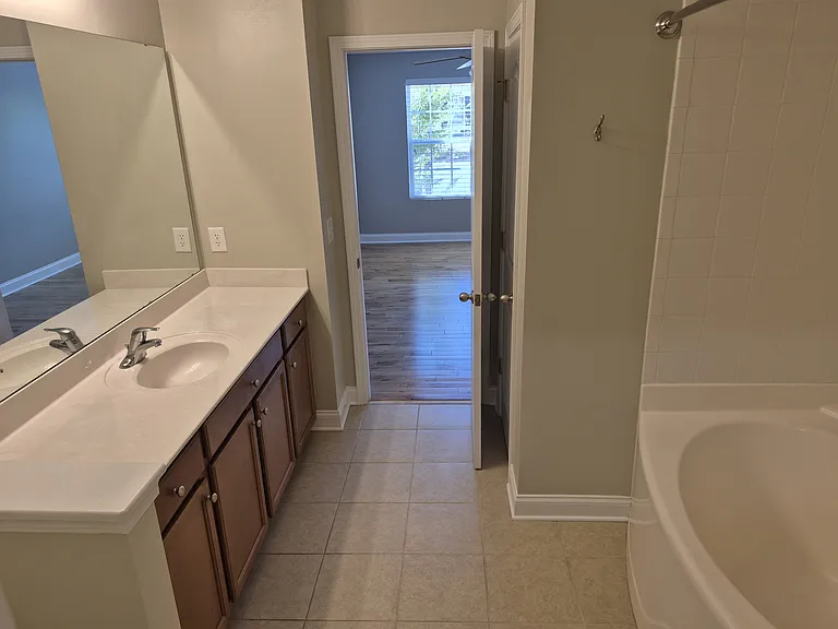 Primary attached bathroom