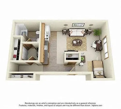 Floor plan Studio