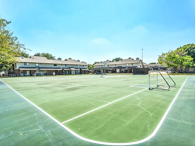 Outdoor multi-use sports court