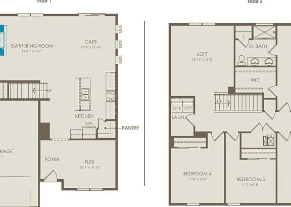 Home Design Layout with Structural Options