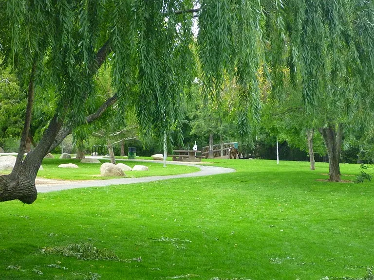 Crissie Cauglhin Park is a short walk down the path.