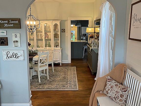 Walking in the front door