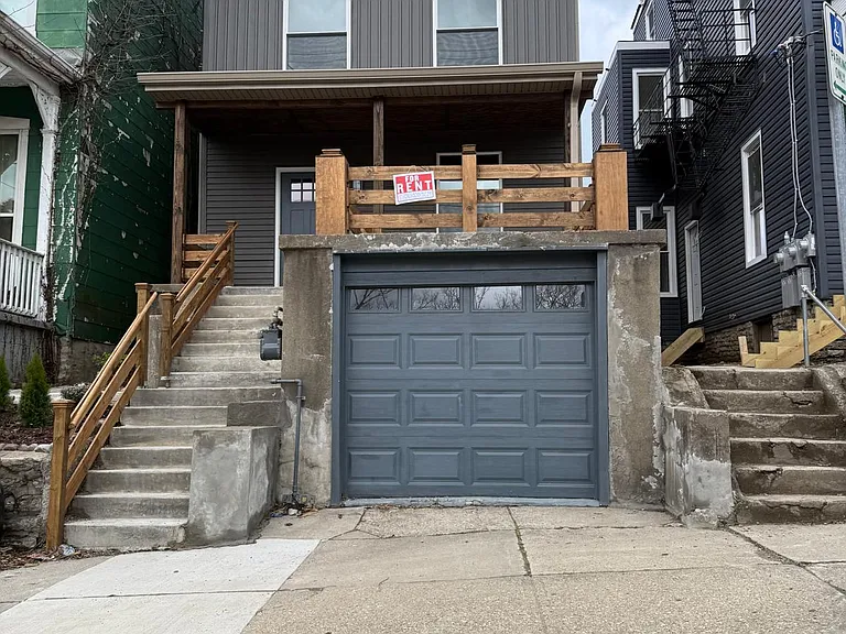 Parking garage that connects to basement