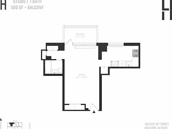 2nd image of 135 W 96th St APT 9H