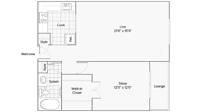 Floor plan Athens