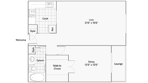 Floor plan Athens