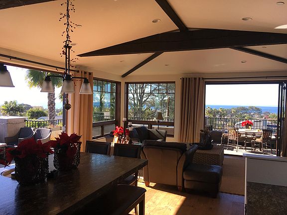 Two tri fold doors Open to create indoor outdoor living