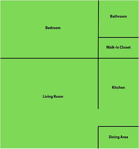 Floor plan One Bedroom