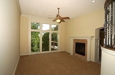 Formal Living Room with Wall of Windows!