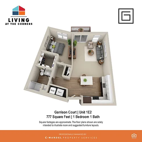 Floor plan 1E2