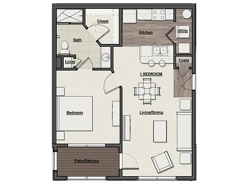 Floor plan Rivers Edge Partial View