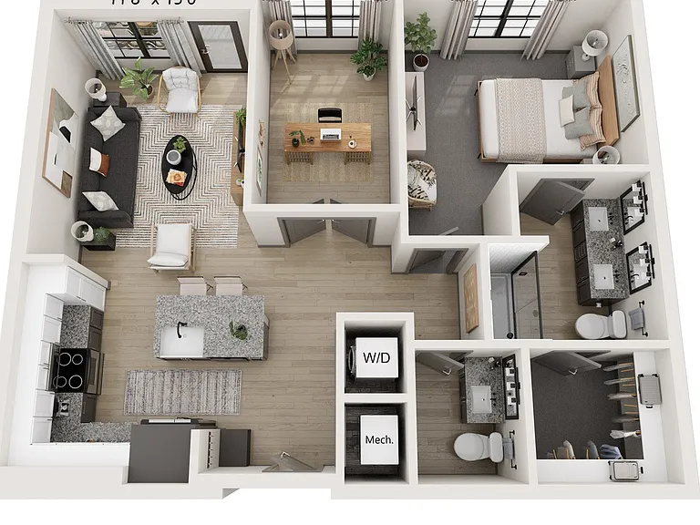 Explore the efficiency and style of this urban retreat, designed for modern living. Explore the efficiency and style of this urban retreat, designed for modern living.