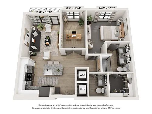 Floor plan A8