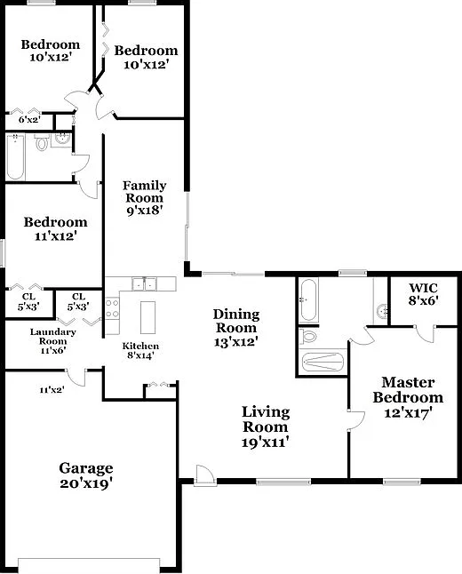 4 bed, 2.0 bath, 1652 sqft, $2,075 — Photo 2