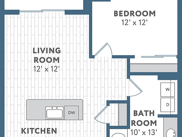 Floor Plan B2 | 22 Slate | Apartments in Madison, WI Floor Plan B2 | 22 Slate | Apartments in Madison, WI
