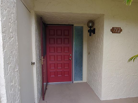 Front door. (Storage door to the left)