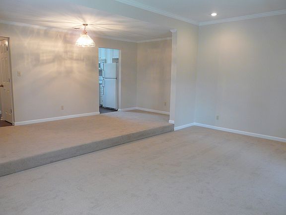 Living and dining areas