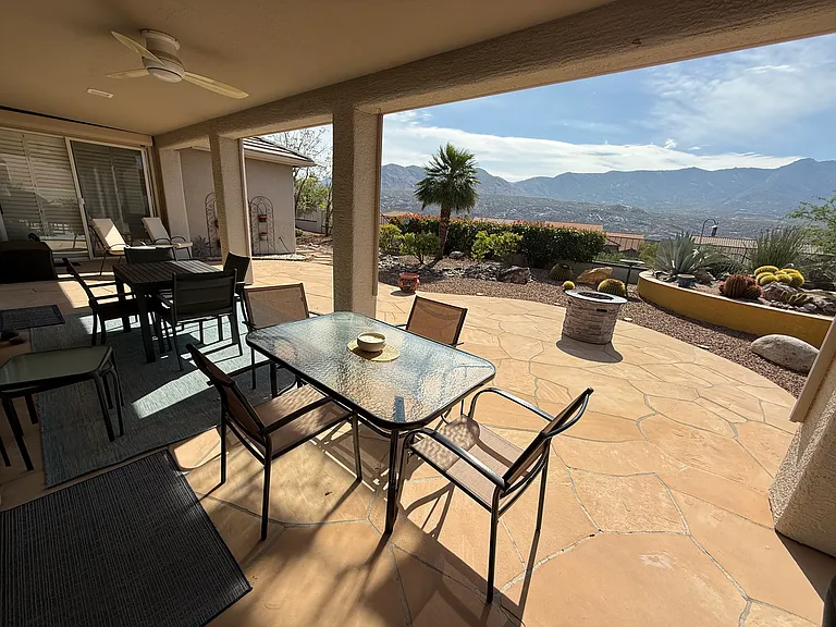 View of porch from family room