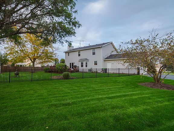 Well-groomed backyard