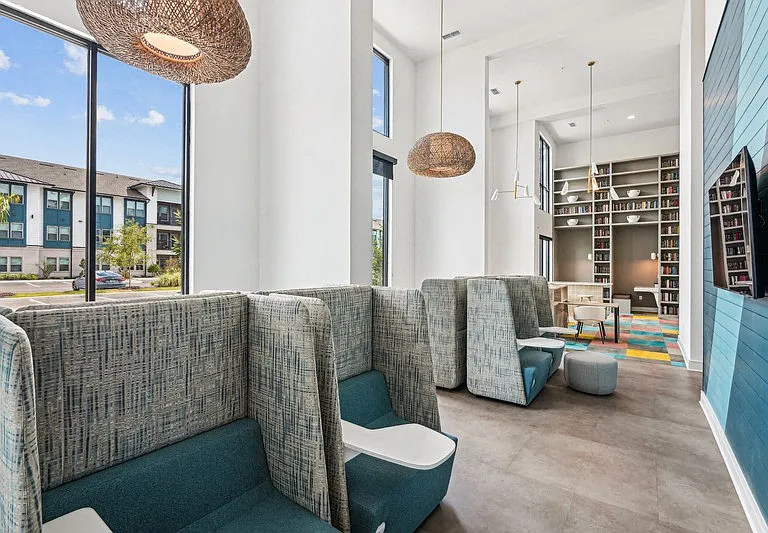 Clubhouse with Lounging Areas