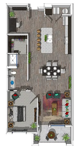 Floor plan A11D