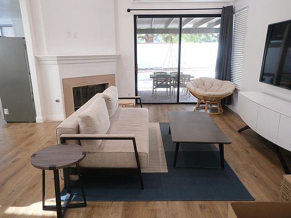 Living area with furniture