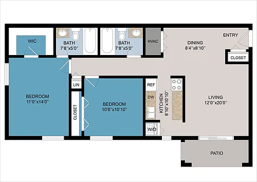 Floor plan B2