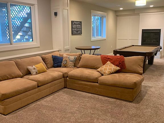 Living room/rec area. Couch included.