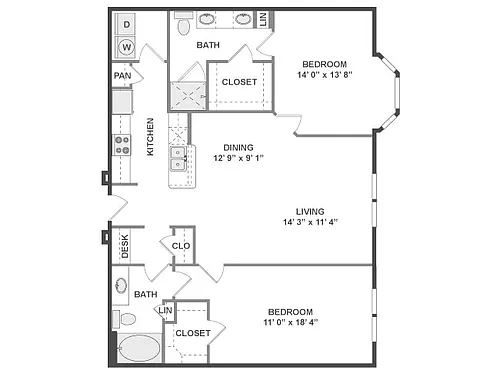 Floor plan 16-B3