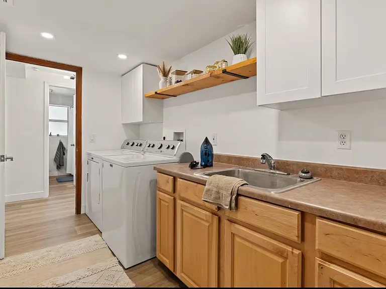 Separate Washing Room Area