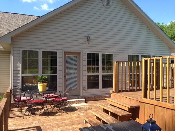 Back Deck off of Sun Room