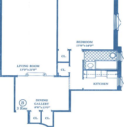 2nd image of 139 E 35th St APT 5B