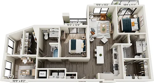 Floor plan B30