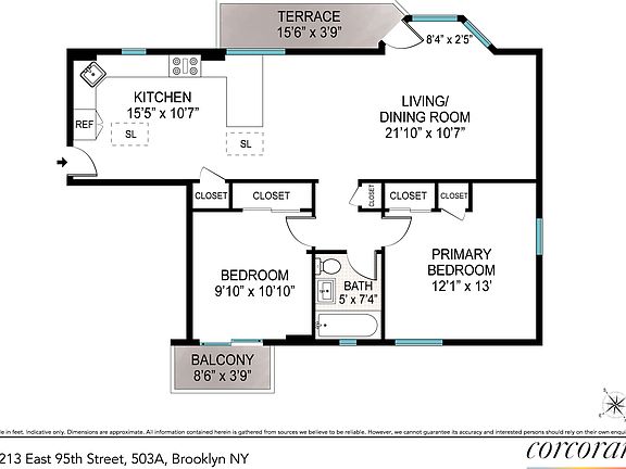 2nd image of 1213 E 95th St APT 503A