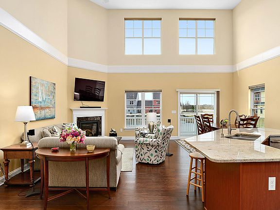 Living and kitchen areas