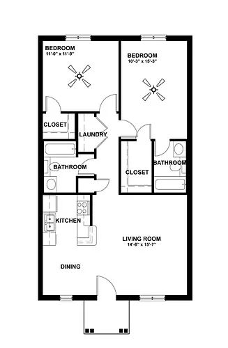 Floor plan Bayside