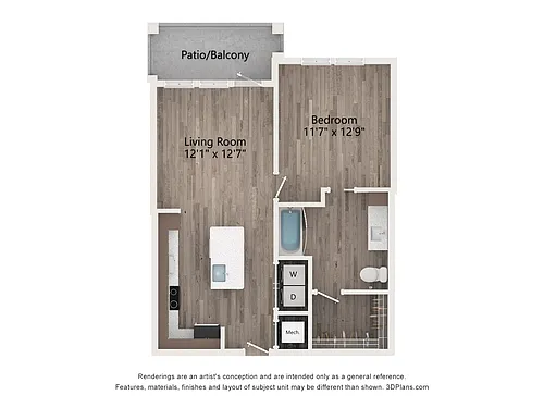 Floor plan Holston ADA