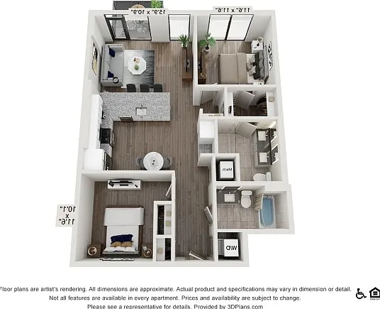 2 bed 2 bath | 1080 sq ft 2 bed 2 bath | 1080 sq ft