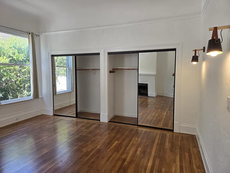 with doors open