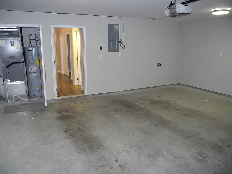 Two car garage interior