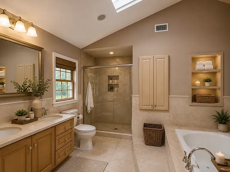 Master bathroom