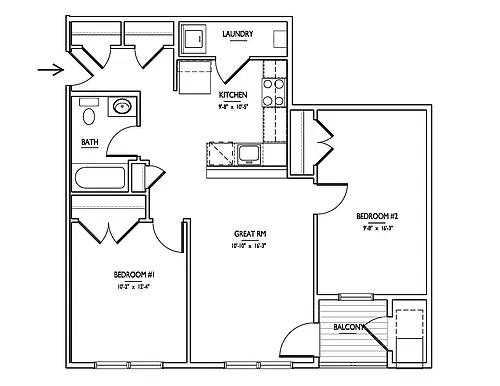 Floor plan Fenwick