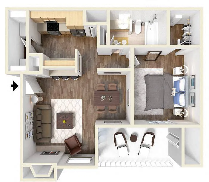 Floor plan Prickly Pear