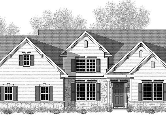 Elevation B - Optional Features Shown