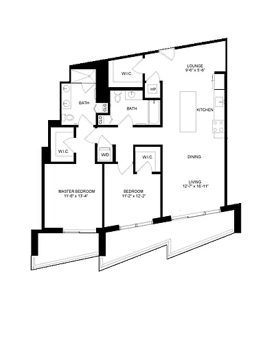 Floor plan 2 Bed-2 Bath-11