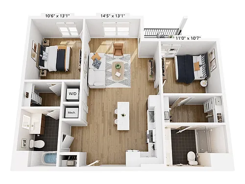Floor plan B4