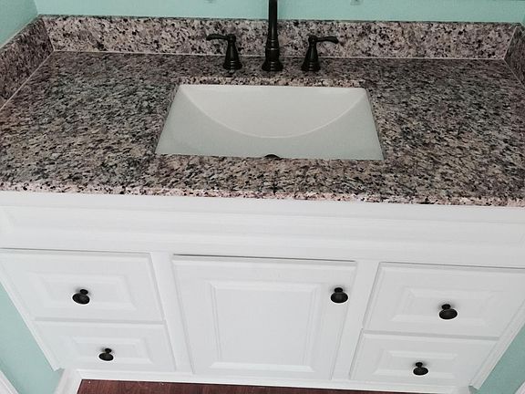 marble countertop in master bedroom